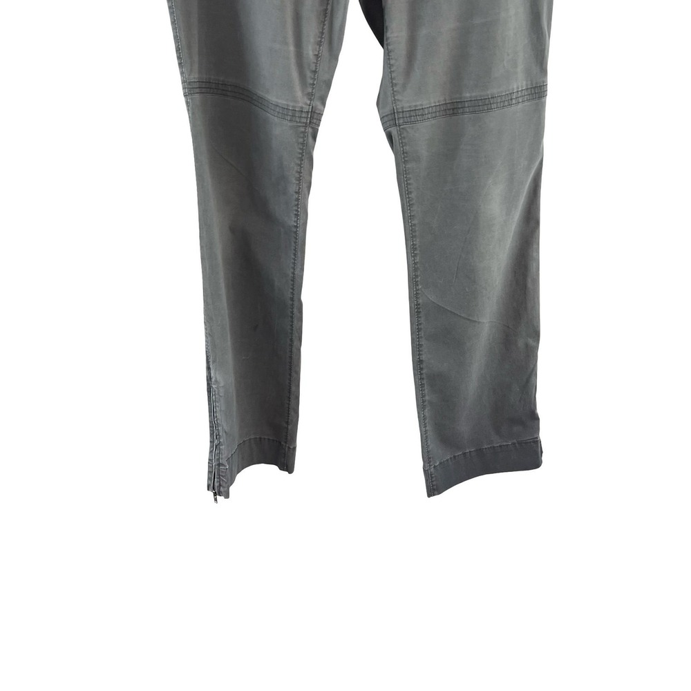 Eileen Fisher Pants Womens Small Gray Straight Leg Utility Zipper Hem Pockets - Picture 10 of 16